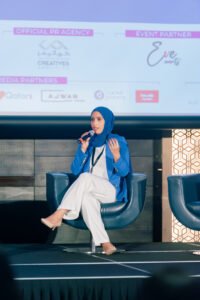 Aaliya Masoodi speaking and Doha forum 2024