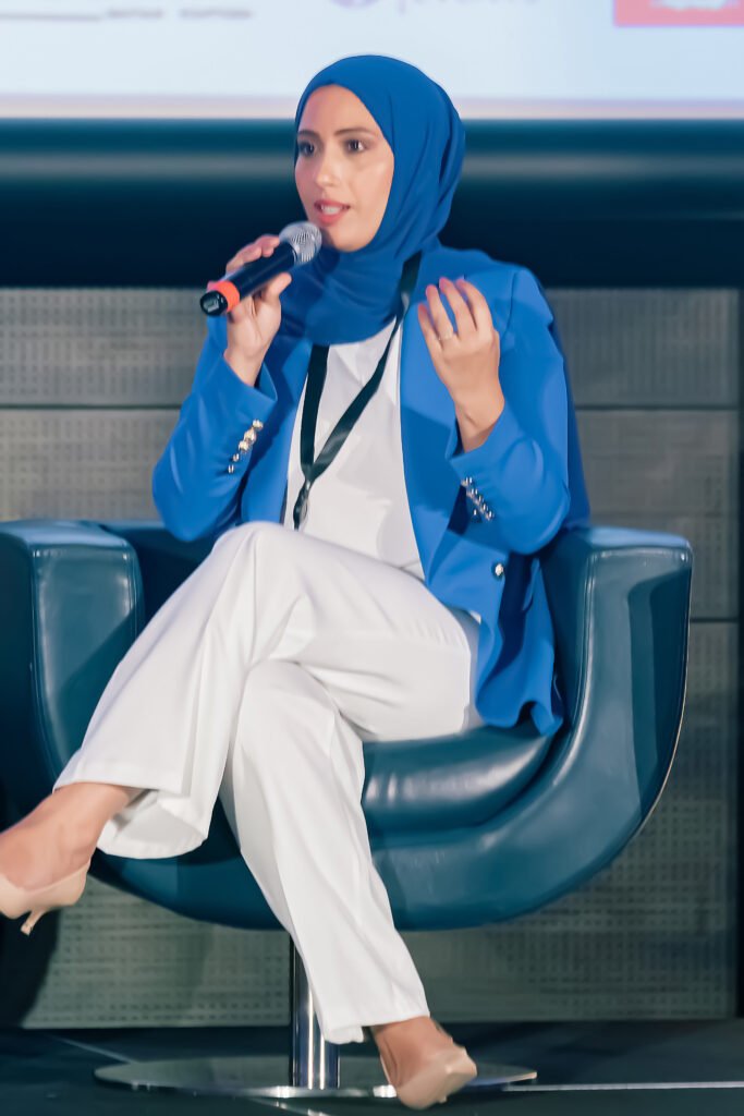 Aaliya Masoodi speaking and Doha forum 2024